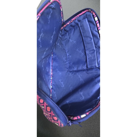 Vera Bradley Katalina Pink Purple Laptop Zippered Sleeve Padded School Mac Book - Picture 4 of 7